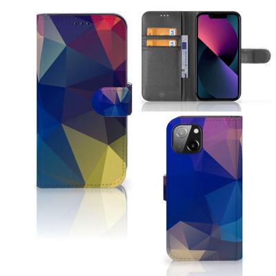 Apple iPhone 13 | Book Case | Polygon Dark | Portemonnee hoesje