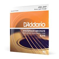 D&apos;Addario EJ15 snarenset voor akoestische western gitaar - thumbnail