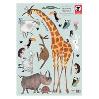 KEK Amsterdam muurstickers set fiep westendorp animals - thumbnail