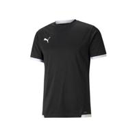 PUMA teamLIGA Voetbalshirt Zwart Wit - thumbnail