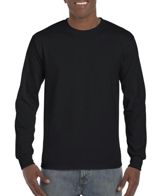 Gildan GH400 Hammer Adult Long Sleeve T-Shirt - Black - L Gildan GH400 Hammer Adult Long Sleeve T-Shirt - Black - L