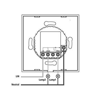 Hama Wifi-touch-wandschakelaar Inbouw Wit Hama Wifi-touch-wandschakelaar Inbouw Wit