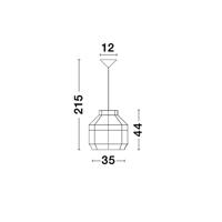 Lyora Rotan hanglampMia Ø 35cm - 9858659 - thumbnail