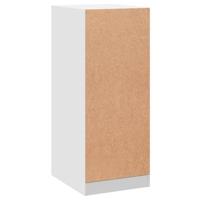 Kledingkast 48x41x102 cm bewerkt hout wit - thumbnail
