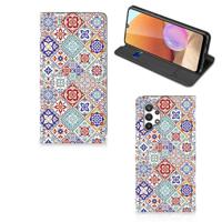 Samsung Galaxy A32 4G | A32 5G Enterprise Editie | Standcase | Tiles Color - thumbnail