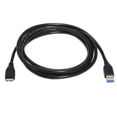 aisens A105 – 0043 – 1 m USB 3 kabel (voor externe behuizing, digitale mobiele accessoires en achteruitrijcamera's) zwart