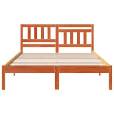 Bedframe Wasbruin 140 x 190 cm Massief grenenhout Bedframe Wasbruin 140 x 190 cm Massief grenenhout