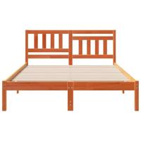 Bedframe Wasbruin 135 x 190 cm Massief grenenhout - thumbnail