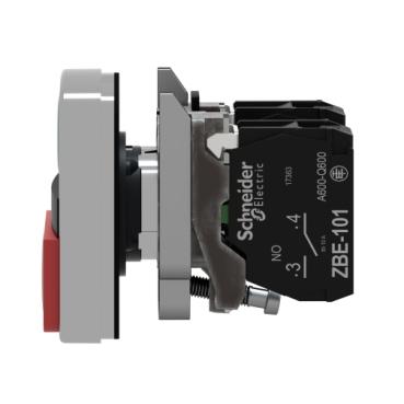 Schneider Electric XB4BL73415 XB4BL73415 Druktoets 600 V 6 A Moment IP67, IP69, IP69K 1 stuk(s)