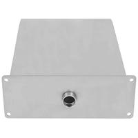 Zwembadfontein 45x30x65 cm roestvrij staal zilverkleurig - thumbnail