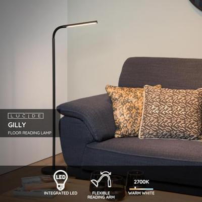 Lucide GILLY - Leeslamp - LED - 1x6W 2700K - Zwart Lucide GILLY - Leeslamp - LED - 1x6W 2700K - Zwart