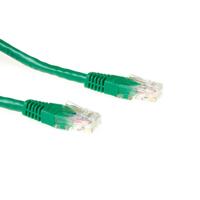 ACT Groene 10 meter U/UTP CAT6A patchkabels met RJ45 connectoren - thumbnail