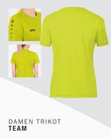 JAKO 4233D Shirt Team Km Dames - Lime - 44 - thumbnail