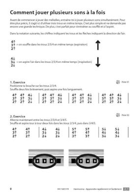 Cascha HH 1603 FR Harmonica - Apprendre rapidement et facilement - thumbnail