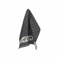 Bunzlau Castle Bunzlau Castle Horse theedoek 65x65 Black - thumbnail