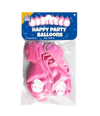 Ballonnen &apos;It&apos;s A Girl&apos; Babyshower (8st)