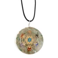 Orgonite Hanger Metatron Chakra Groene Aventurijn - thumbnail