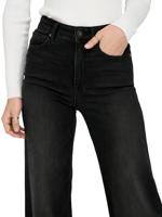 Only Onlmadison Blush Hw Wide Dnm Cro099 Noos 15299796 Loose Fit Washed Black - thumbnail