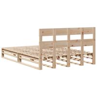 Bedframe zonder matras massief grenenhout 120x200 cm - thumbnail