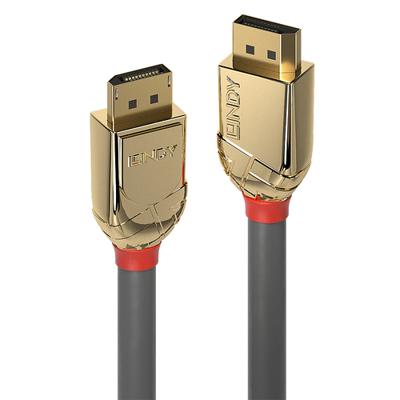 LINDY 36293 DisplayPort-kabel DisplayPort Aansluitkabel DisplayPort-stekker, DisplayPort-stekker 3.00 m Grijs - thumbnail