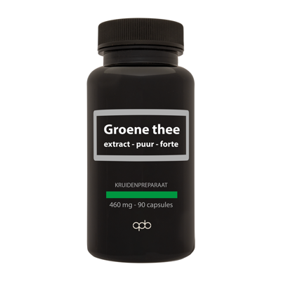 APB Holland Groene thee extract puur forte 460mg 90 Vegetarische capsules