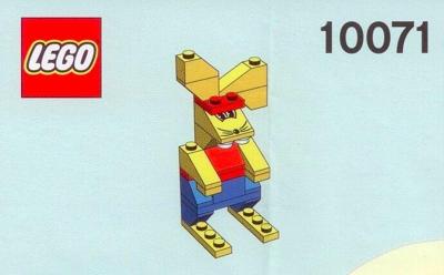 Lego - 10071 meneer paashaas unieke bouwset