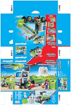 PLAYMOBIL City Action glasbak ophaaldienst 71431