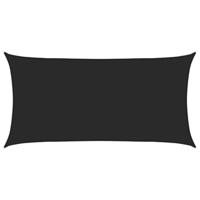 Zonnezeil 160 g/m 2,5x5 m HDPE zwart - thumbnail