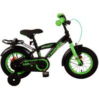 Volare thombike kinderfiets - jongens - 12 inch - zwart groen - thumbnail