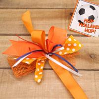 Bonbon doosjes - Chocolade doosje - Strik Oranje - 24 stuks - thumbnail