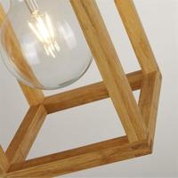 Searchlight Hanglamp HoutSquare - 54741-1NA - thumbnail
