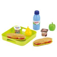 Ecoiffier 100% chef sandwich set met dienblad - thumbnail