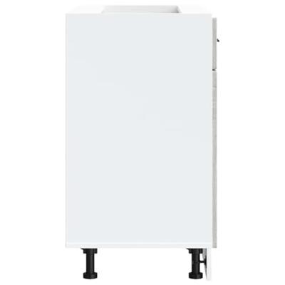 Keuken onderkast "Porto" bewerkt hout grijs sonoma eiken Keuken onderkast "Porto" bewerkt hout grijs sonoma eiken