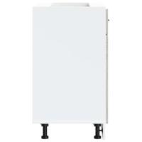 Keuken onderkast "Porto" bewerkt hout grijs sonoma eiken - thumbnail