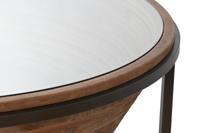 Hoofdtafel Home ESPRIT Kristal Sparrenhout 102 x 102 x 46 cm - thumbnail