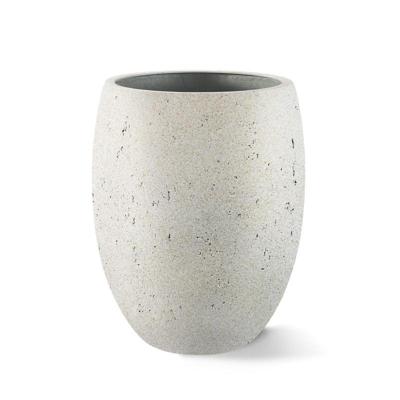 Grigio plantenbak Tall Balloon L antiek wit betonlook