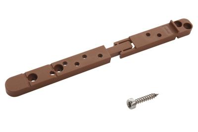 Wolfcraft Set verbindingsstukken | Terrasdelen "verborgen vastschroeven" | 700-delig | 1 set - 6974000