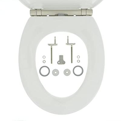 Toiletzitting Tiger Boston Softclose Duroplast RVS Wit - thumbnail