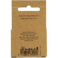 Creativ Company Kralen van agaat, d 6+8+10 mm, gatgrootte 0,9-1 mm, ca. 28 stuk, burnt orange, rood, 28 stuk/ 1 doos - thumbnail