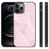 iPhone 12 Pro Max Gripcase Marble Pink - Origineel Cadeau Vriendin - thumbnail