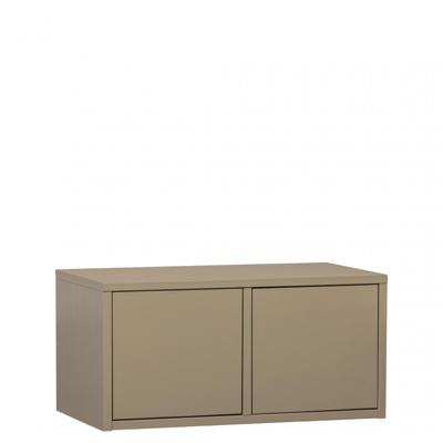 WOOOD Opbergbank 'Turner' 80cm, kleur Mud WOOOD Opbergbank 'Turner' 80cm, kleur Mud