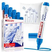 Textielmarker edding 4500 rond 2-3mm lichtblauw | 10 stuks - thumbnail