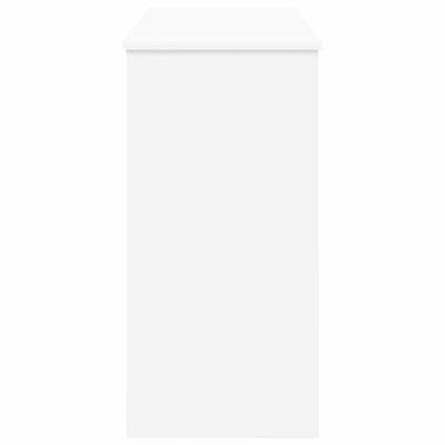 Keyboardstand Wit 100 x 32 x 64 cm Bewerkt hout