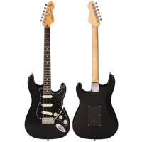 Vintage V60BLK Coaster Series Gloss Black elektrische gitaar - thumbnail