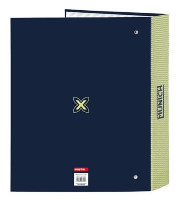 Ringmap Munich North Marineblauw A4 27 x 33 x 6 cm Ringmap Munich North Marineblauw A4 27 x 33 x 6 cm