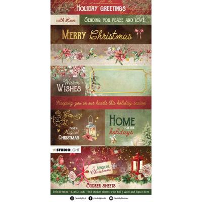 Studio Light • magical christmas sticker sheets 2x2