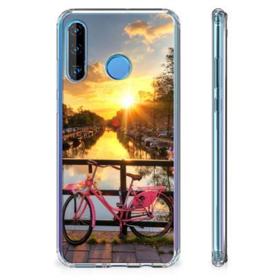 Huawei P30 Lite Telefoonhoesje met valbescherming Amsterdamse Grachten Huawei P30 Lite Telefoonhoesje met valbescherming Amsterdamse Grachten