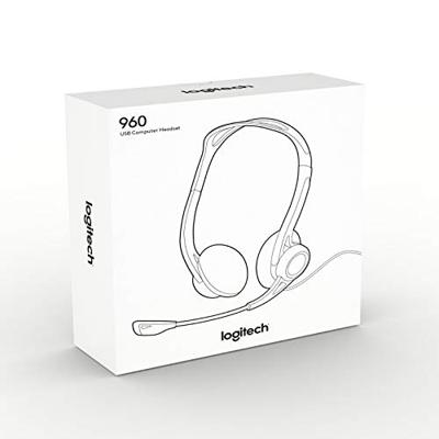 Hoofdtelefoon met microfoon Logitech 981-000100 Zwart - thumbnail