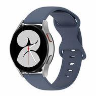 Solid color sportband - Blauw - Samsung Galaxy Watch - 46mm / Samsung Gear S3 - thumbnail