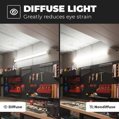 S-Series - LED TL armatuur 150cm - IP65 Waterdicht - 32 Watt 5120 Lumen (160lm/W) - 6500K Daglicht wit - Koppelbaar - IK07 - Tri-Proof plafondverlichting - thumbnail